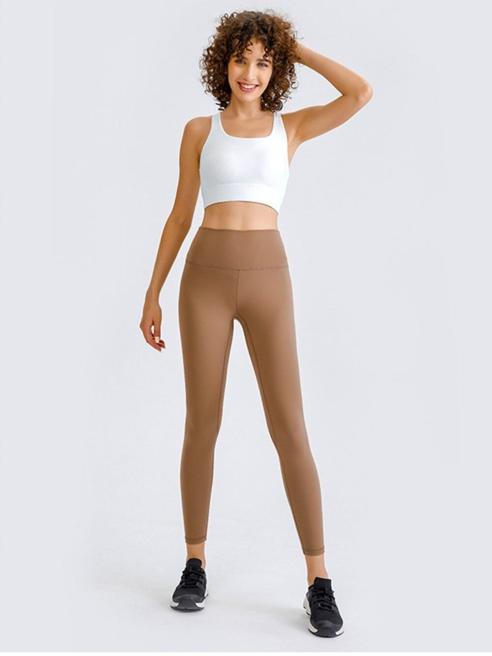 Double Take Square Neck Racerback Cropped Tank NWT Size 4 - Picture 3 of 6